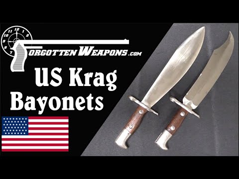 Bowie Knife Bayonet and Bolo Bayonet for the US Krag