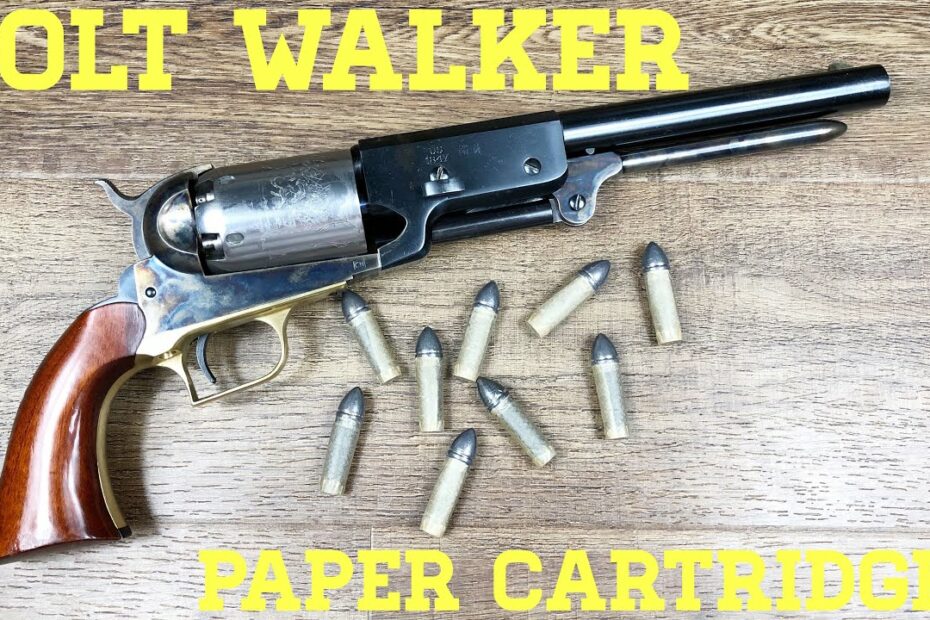 Colt Walker: Shooting Paper Cartridges