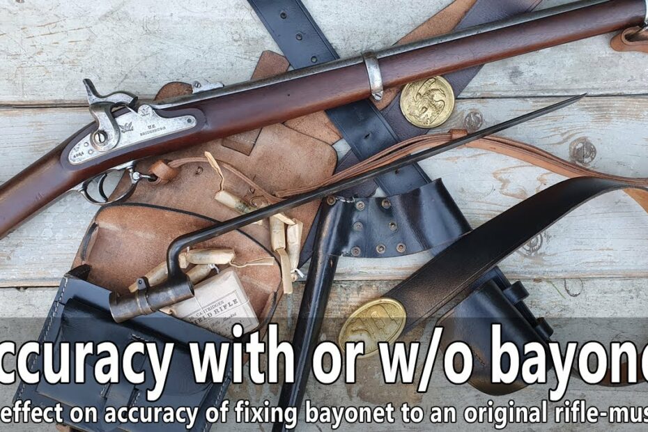The effect of the bayonet on the accuracy of the rifle-musket