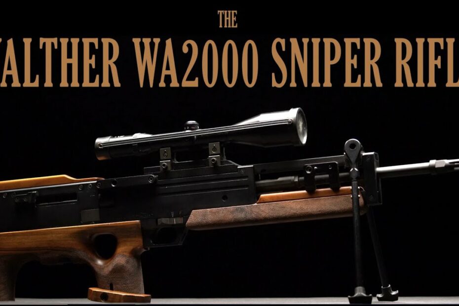 The Walther WA2000 Sniper Rifle