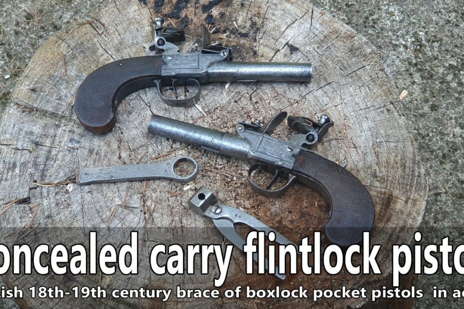 Concealed carry flintlock pistols of the late 18th century – The boxlock mechanism