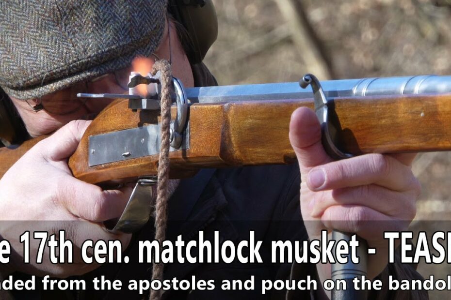 Operating the 17th century matchlock musket – TEASER