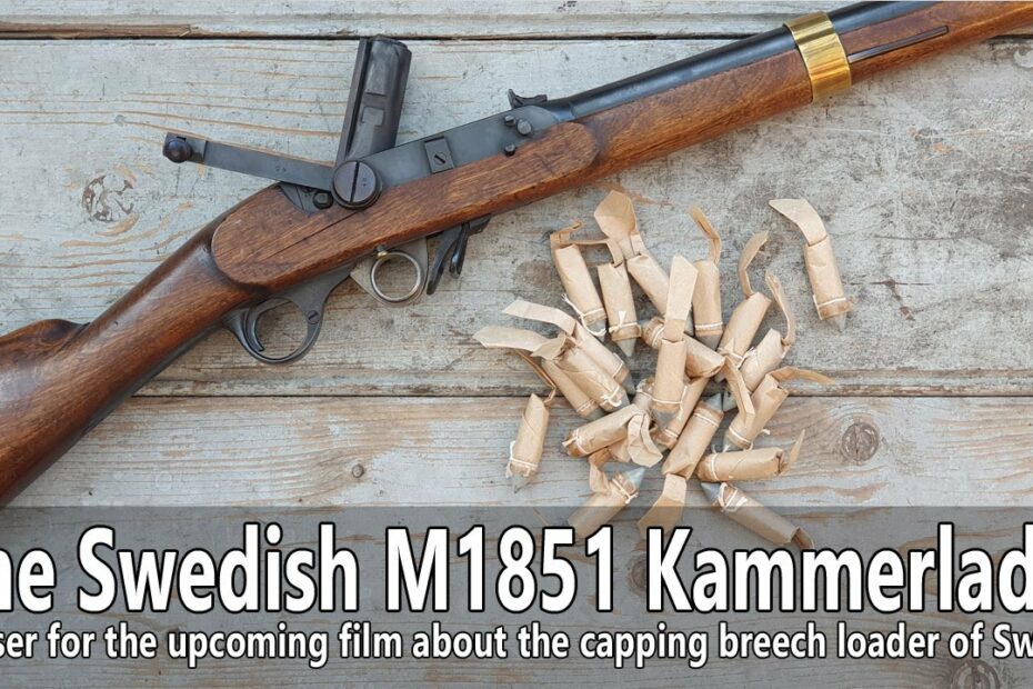 Operating the Swedish M 1851 Kammerlader capping breech loader rifle – Teaser