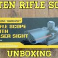 Unboxing The MidTen Rifle Scope With Laser Sight