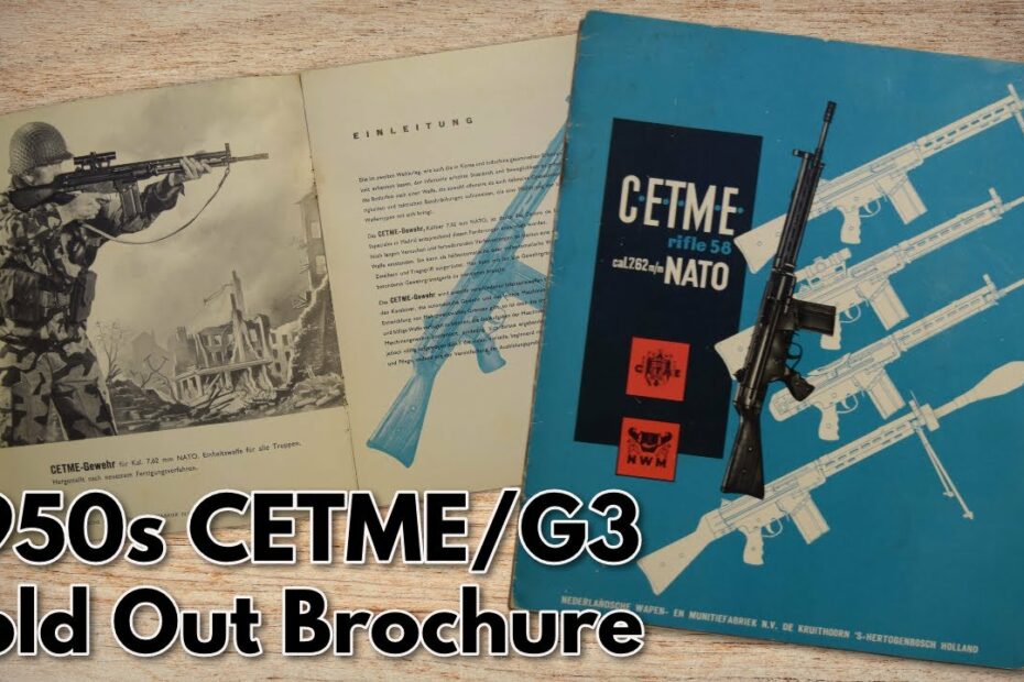 Original CETME/G3 Fold Out Brochure