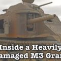 A Look Inside A Heavily Damage M3 Grant