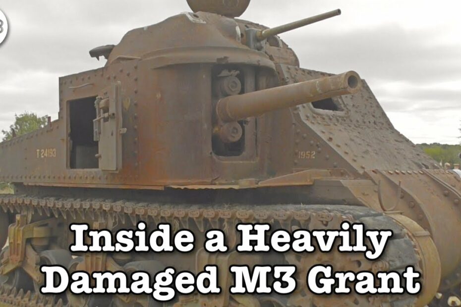 A Look Inside A Heavily Damage M3 Grant