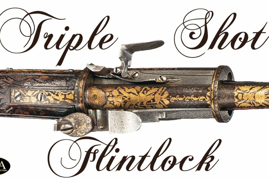 Triple Shot Flintlock Revolving Rifle