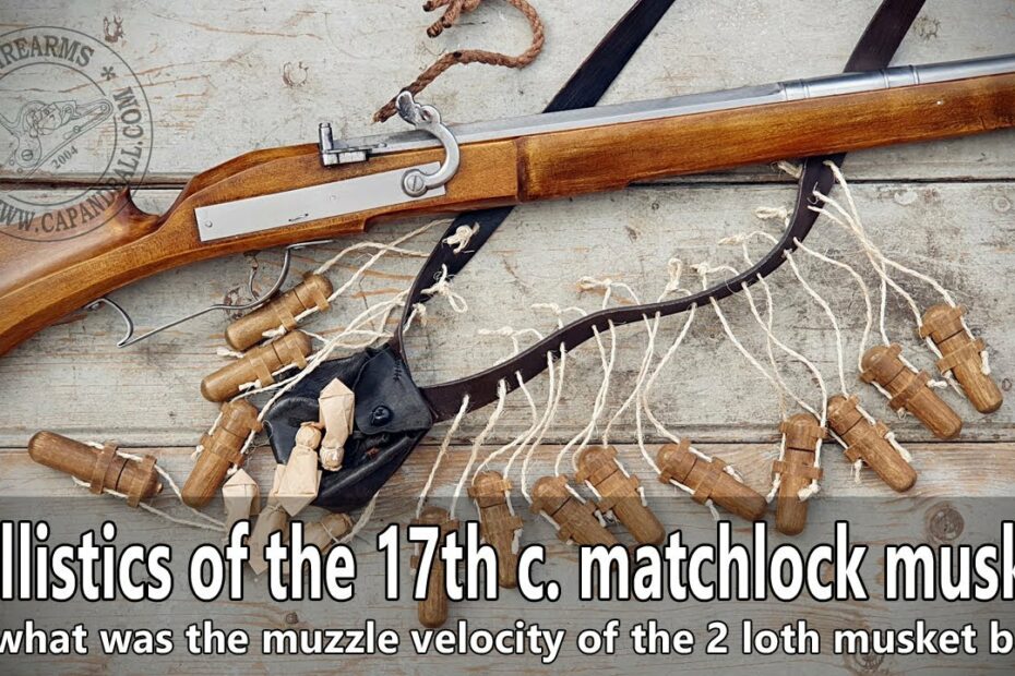 Ballistics of the 17th century matchlock musket