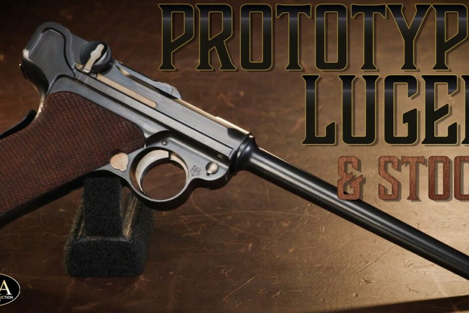 RARE Push Button Stock on Early Luger Model 1900