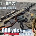 M21 [M14 Sniper Variant] to 800yds: Practical Accuracy (XM21 | M14 SSR | XM25 | M25 SWS)
