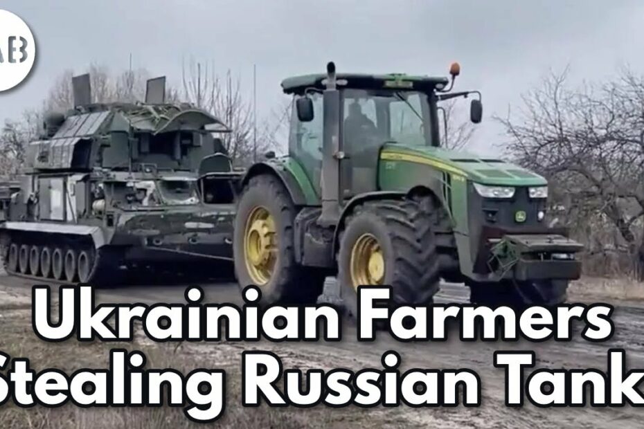 Supercut: Ukraine’s Farmers Salvaging Russian Tanks