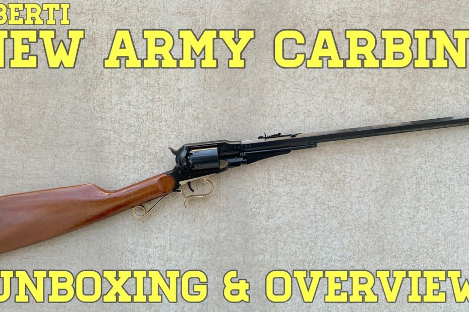 Uberti 1858 New Army Carbine: Unboxing and Overview