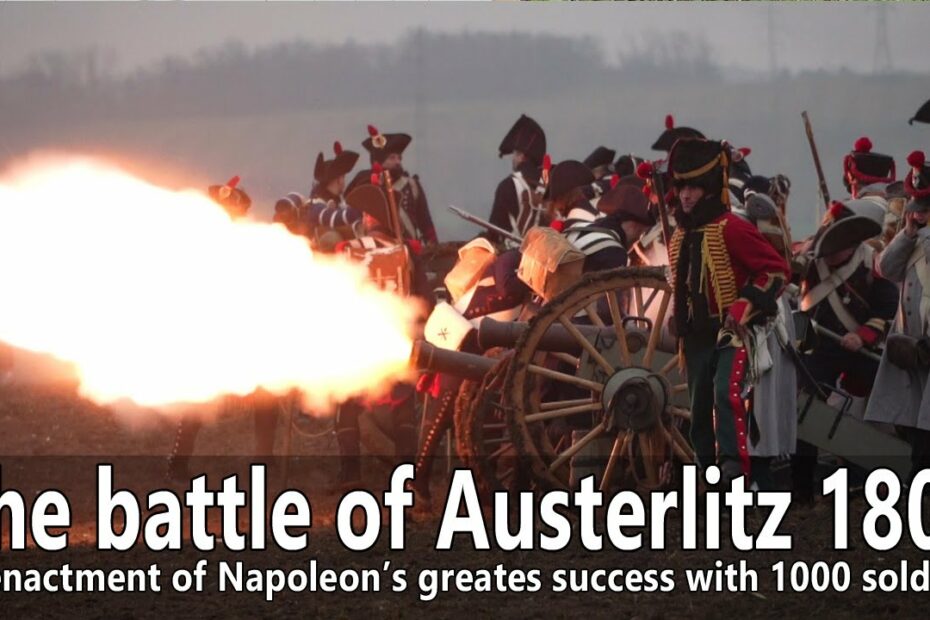 The battle of Austerlitz 1805 – Reenactment of 2022 with more than 1000 participants