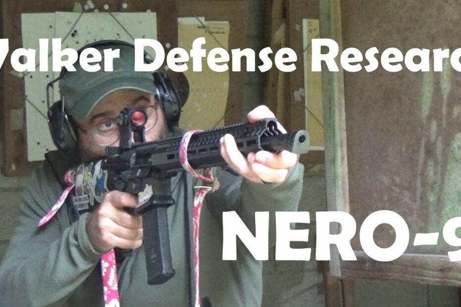 3D-Printed Walker Defense Research NERO 9 PCC Compensator on CMMG Delayed Blowback AR15 Upper