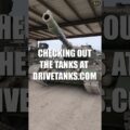 Riding the Tanks at DriveTanks.com! #tanks #shorts