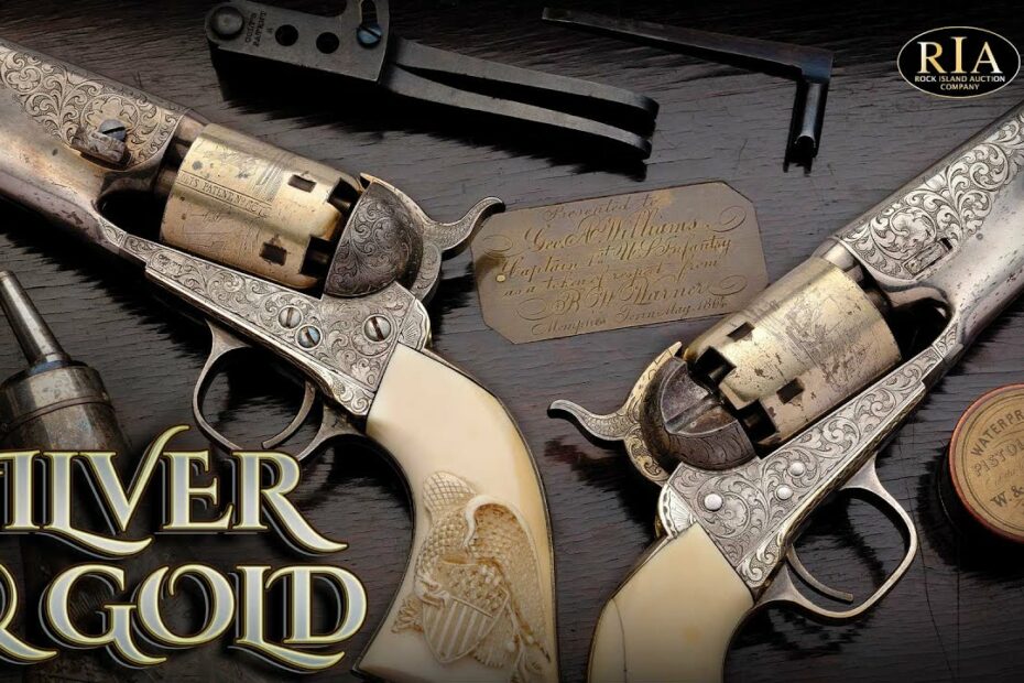 A Celebrity Pair of Lavish Colt 1861 Navy Revolvers