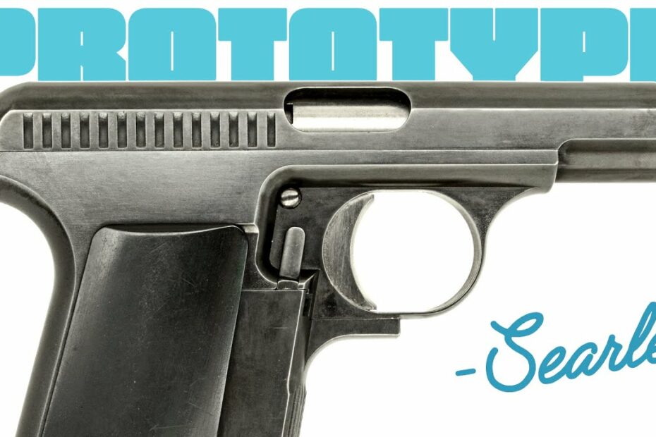 Prototype Searle Pistol – Truly One Handed.