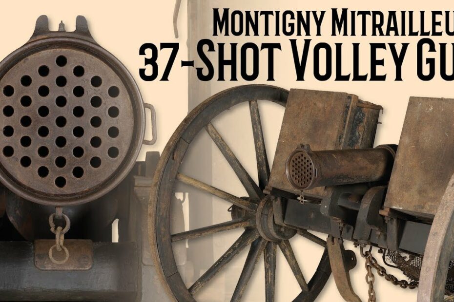 37-Shot Montigny Mitrailleuse Model 1851/65 Volley Gun