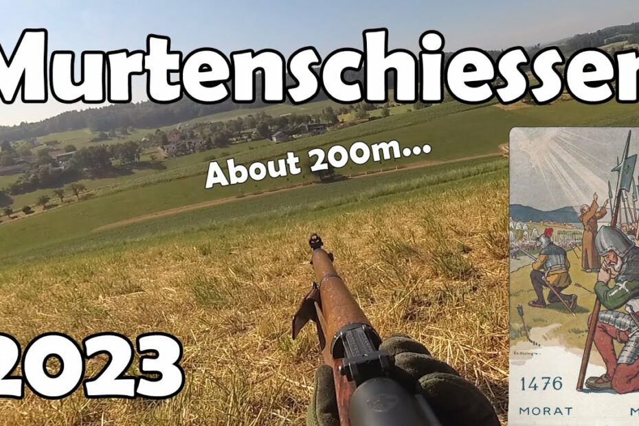 Murtenschiessen 2023: 200-ish m, downhill, no sighters, K31