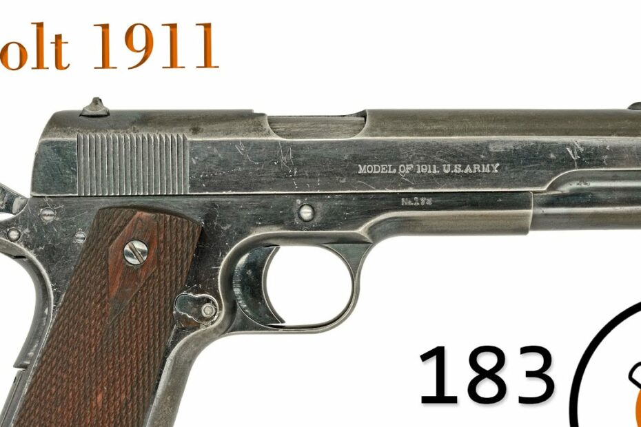 Small Arms of WWI Primer 183: US Colt 1911