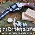 Operating the Confederate LeMat grapeshot percussion revolver