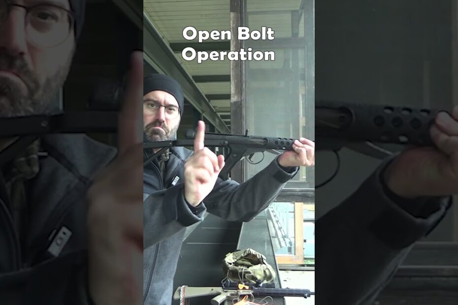 Closed Bolt vs Open Bolt Operation! #shooting #sterling #ar9 #submanchinegun #smg #pcc