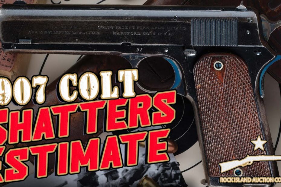 Colt M1907 Trials Pistol SHOCKS the Auction Hall!