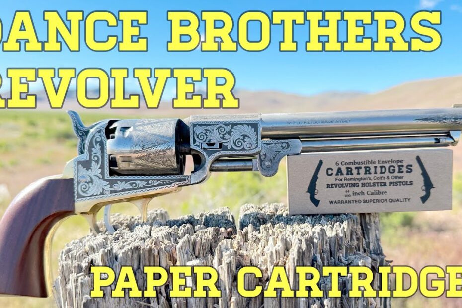 Dance Brothers Revolver: Shooting Paper Cartridges