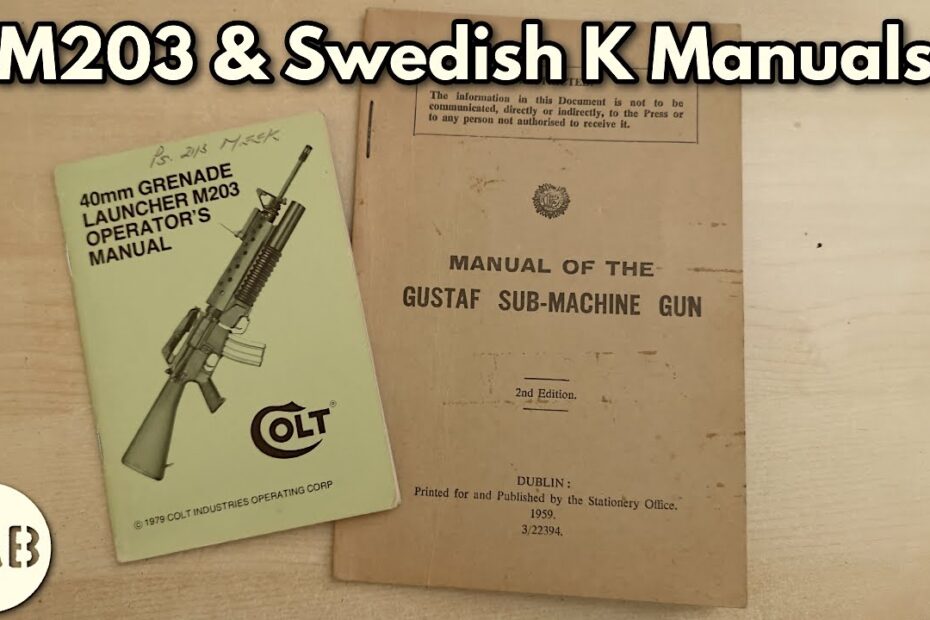 M203 and Swedish K Manuals