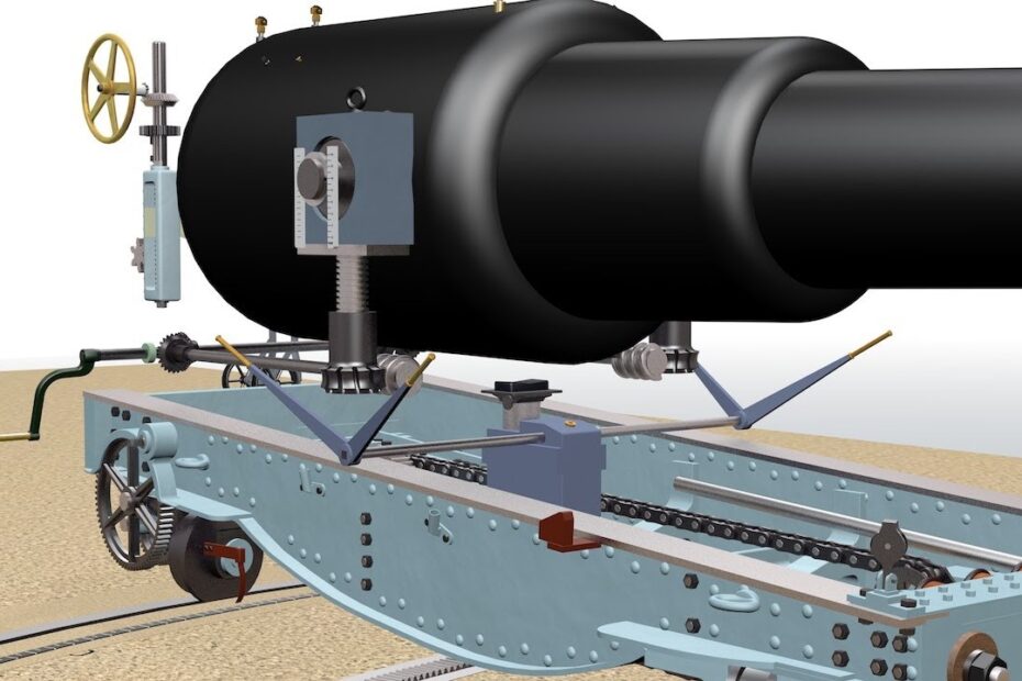 12.5 inch RML on Special Small-Port Mounting, Fort Delimara, 1885