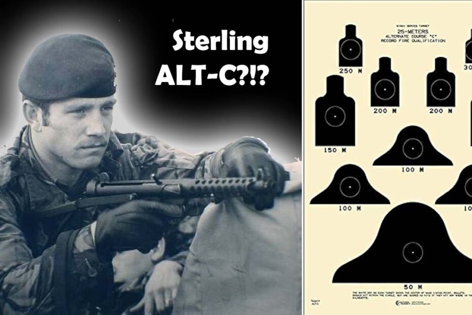 US Military 25m ALT-C Qualification Course… With An Open Bolt Sterling Mk.4 / L2A3?