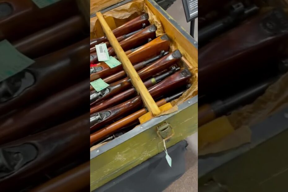 Crate of Mosin Nagants