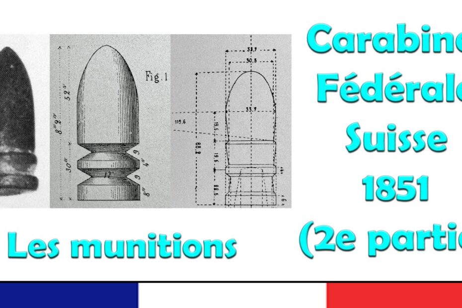 Carabine Fédérale Suisse Mle1851 (2e partie) – Les munitions