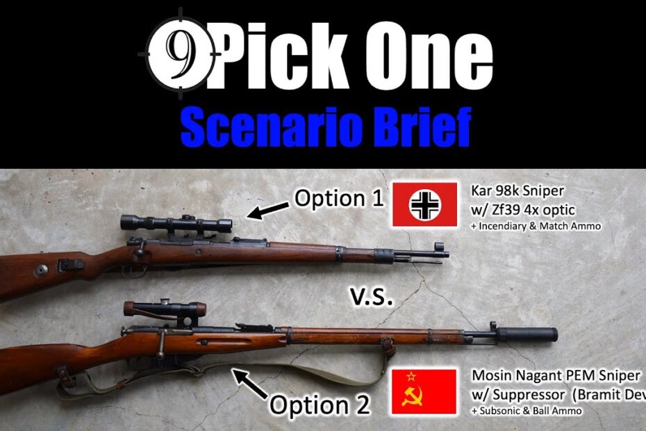 [Enemy At the Gates]  WW2 Snipers – Mosin vs Kar98k – “Pick One” Scenario Brief (Ep.7)