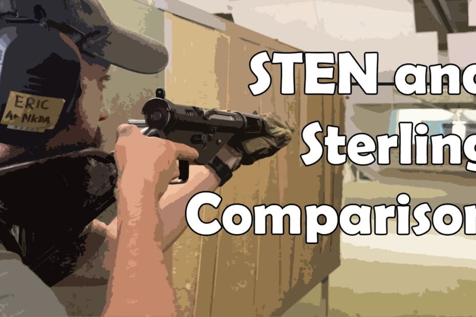 STEN Mk.2, Mk.5 and Sterling On The Range Comparison