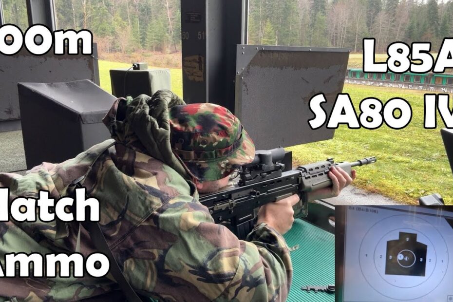 L85A1 SA80 IW At 300m With Match Ammo! + SUSAT Return To Zero Test