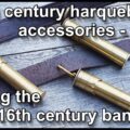 Making an early 16th century bandolier for a snap matchlock gun