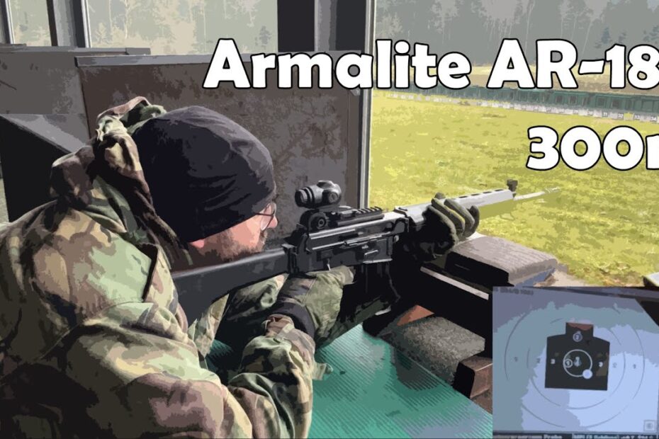 Sterling-built Armalite AR-180 at 300m