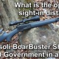 What is the optimal sight-in distance for a 45/70 cal lever action rifle?