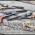 Which is more accurate with service charges? – Original vs Uberti vs Pietta 1861 Navy in Ransom rest