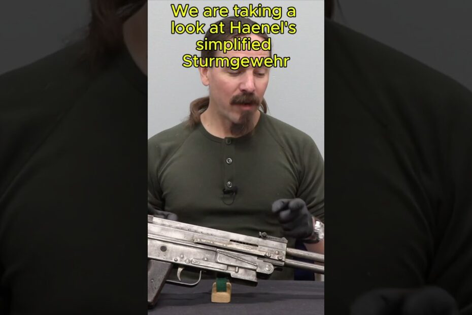 Haenel’s Prototype Simplified Sturmgewehr StG45(H)