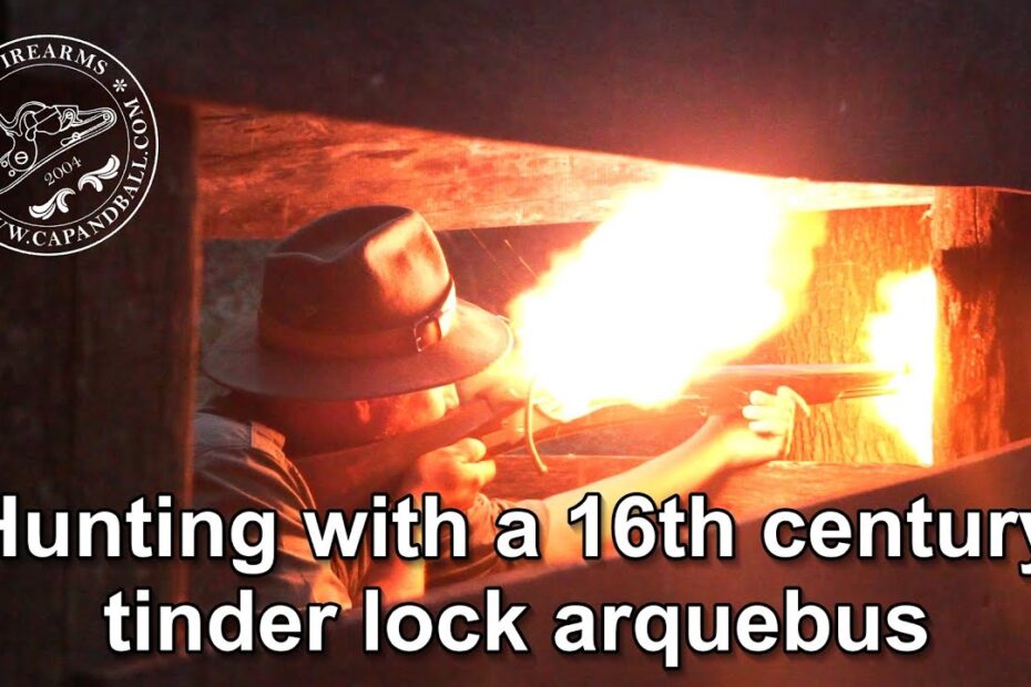 Wild boar hunting with an early 16th century tinder-lock arquebus