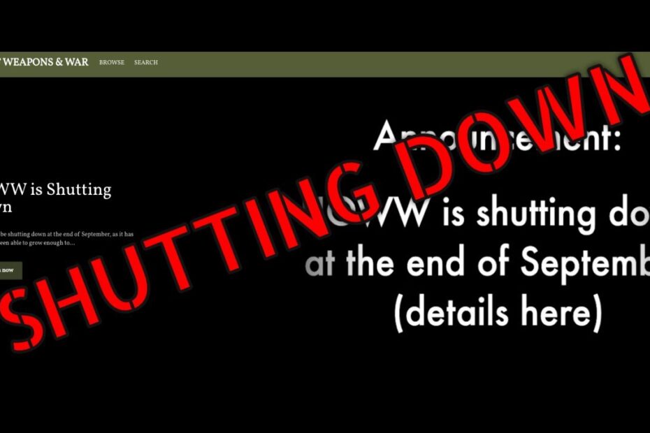 The History of Weapons & War Video App Is Shutting Down