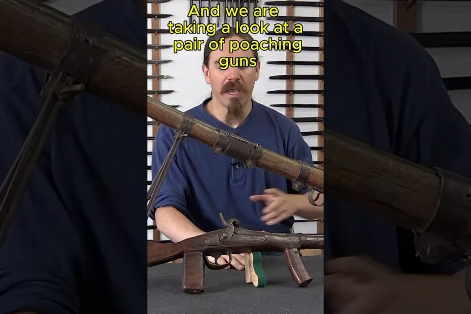 Confiscated Homemade Poachers’ Guns from Zimbabwe