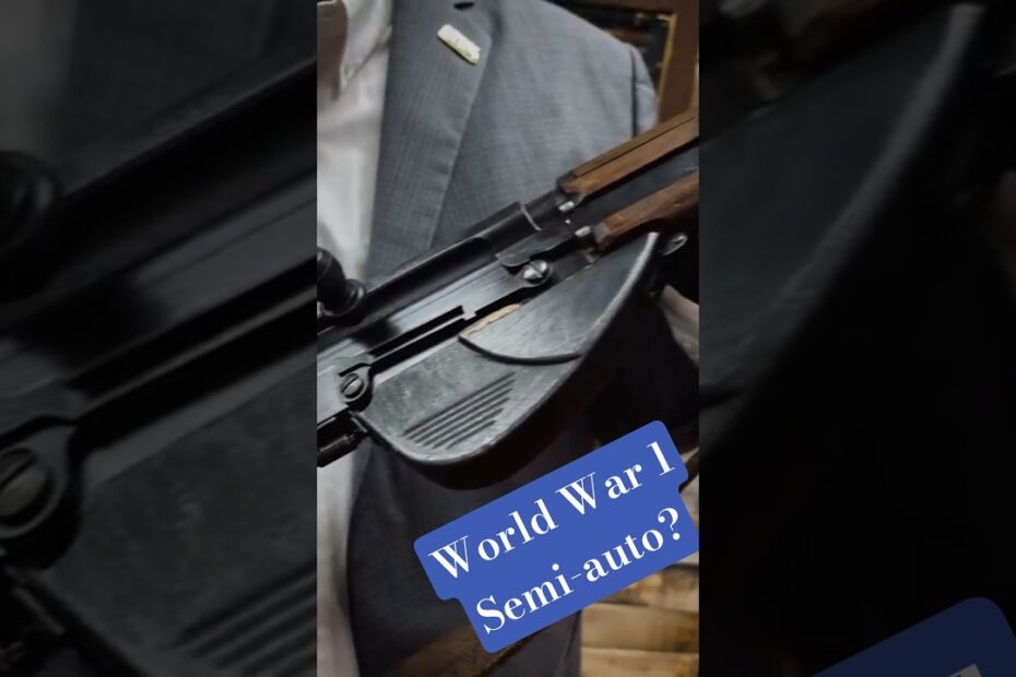 WW1 Semiauto Rifle? The Rare RSC 1918
