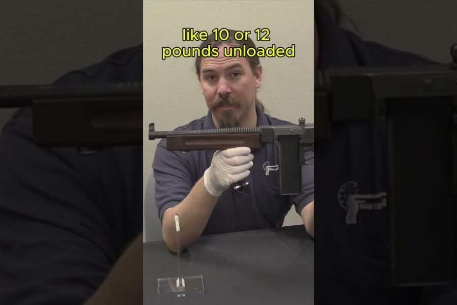 Thompson SMG in 30 Carbine