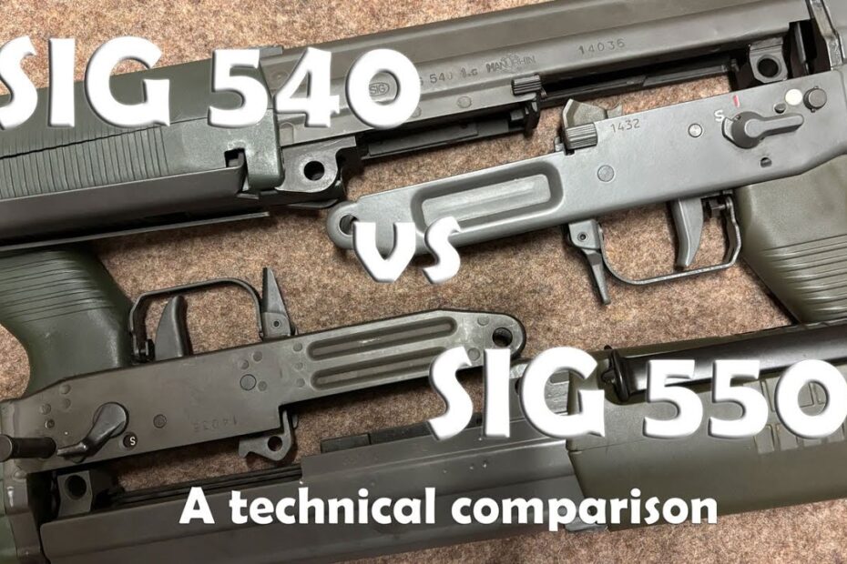 SIG540 vs SIG550 – A technical comparison