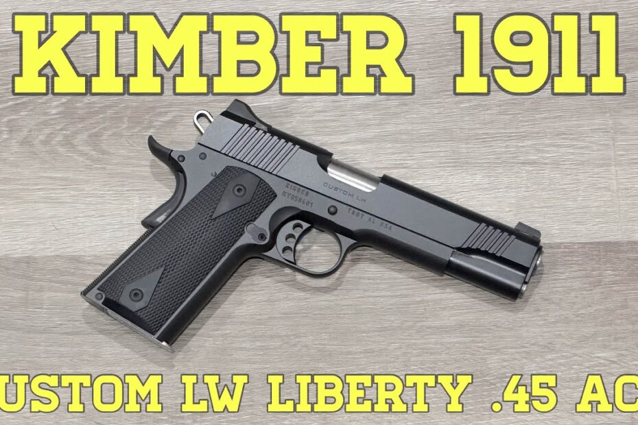 Unboxing the Kimber Custom LW Liberty .45 ACP