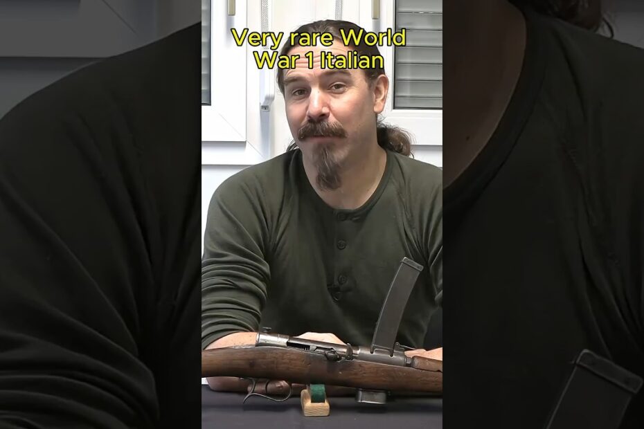 Beretta M1918: Italy’s Semiauto 9mm Carbine from WWI